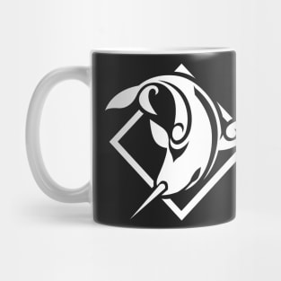 Genshin Impact Childe Tartaglia Emblem - White Mug